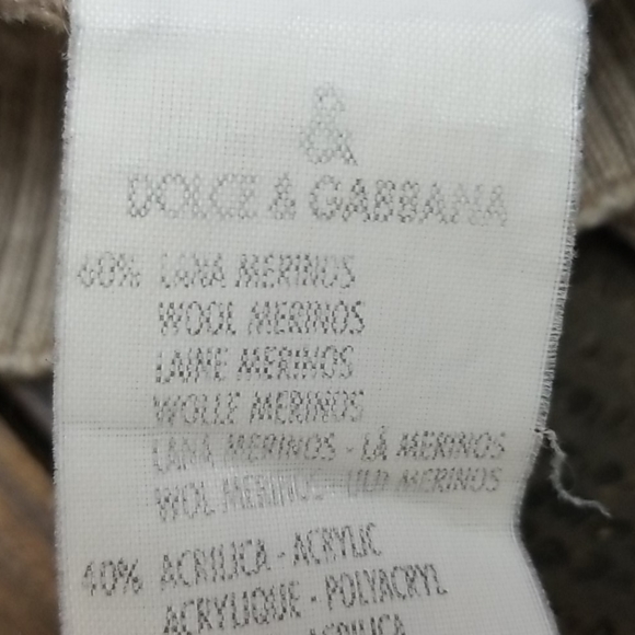 Dolce & Gabbana Wool Blend Zip Sweater - Picture 8 of 9